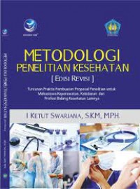 Image of Metodologi penelitian kesehatan