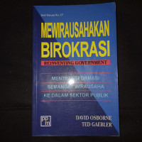Image of Mewirausahakan birokrasi (reinventing government)