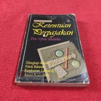 Image of Modul ketentuan perpajakan