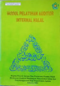 Image of Modul pelatihan auditor internal halal