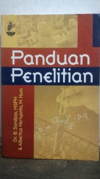 Image of Panduan penelitian