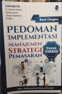 Image of Pedoman implementasi manajemen strategi pemasaran