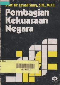 Image of Pembagian kekuasaan negara