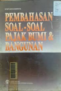 Image of Pembahasan soal-soal pajak bumi dan bangunan