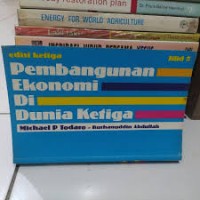 Image of Pembangunan ekonomi di dunia ketiga (jilid 2)