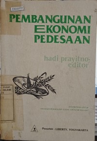 Image of Pembangunan ekonomi pedesaan