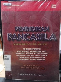 Image of Pendidikan pancasila edisi reformasi 2004