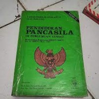 Image of Pendidikan pancasila di perguruan tinggi
