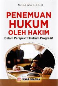 Image of Penemuan hukum oleh hakim dalam perspektif hukum progresif