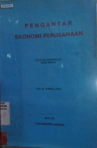 Image of Pengantar ekonomi perusahaan