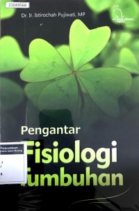 Image of Pengantar fisiologi tumbuhan