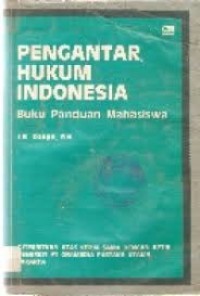 Image of Pengantar hukum indonesia: buku panduan mahasiswa