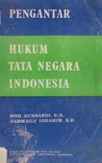 Image of Pengantar hukum tata negara Indonesia
