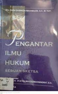 Image of Pengantar ilmu hukum (sebuah sketsa)