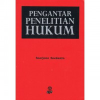Image of Pengantar penelitian hukum