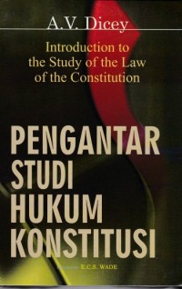 Image of Pengantar studi hukum konstitusi