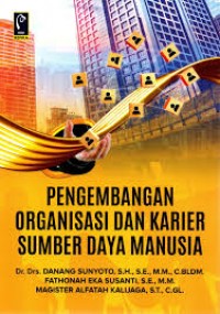 Image of Pengembangan organisasi dan karier sumber daya manusia