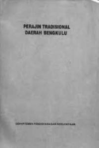 Image of Perajin tradisional daerah Bengkulu