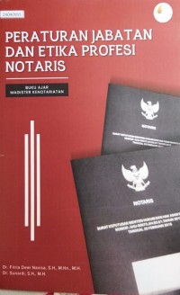 Image of Peraturan jabatan dan etika profesi notaris