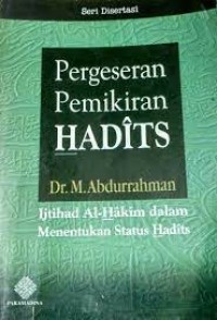 Image of Pergeseran pemikiran hadits