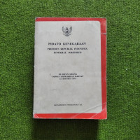 Image of Pidato kenegaraan presiden republik Indoesia Soeharto