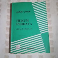 Image of Pokok-pokok dari hukum perdata