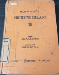 Image of Pokok-pokok hukum Islam