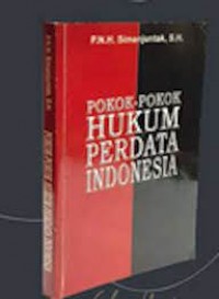 Image of Pokok-pokok hukum perdata indonesia
