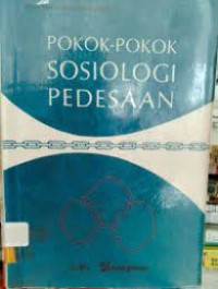 Image of Pokok-pokok sosiologi pedesaan