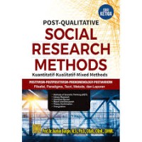 Image of Post qualitative social research methods: kuantitatif-kualitatif-mixed methods