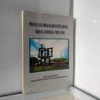 Image of Proses reformasi konstitusional: sidang istimewa MPR 1998