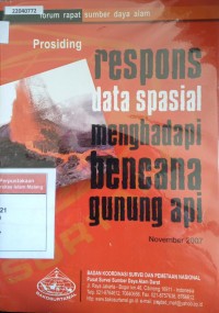 Image of Prosiding : respons data spasial menghadapi bencana gunung api