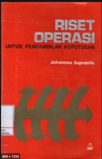 Image of Riset operasi: untuk pengambilan keputusan