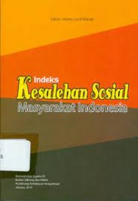 Image of Indeks kesalehan sosial masyarakat indonesia