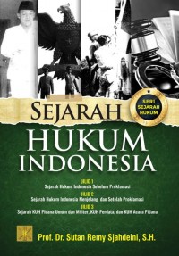 Image of Sejarah hukum Indonesia: seri sejarah hukum
