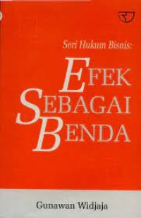 Image of Seri hukum bisnis: efek sebagai benda