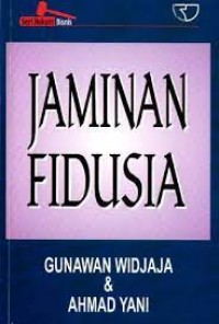 Image of Seri hukum bisnis: jaminan fidusia