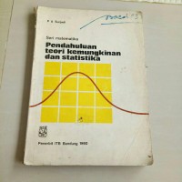 Image of Seri matematika pendahuluan teori kemungkinan dan statistika