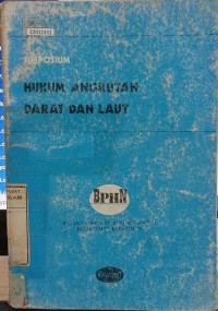 Image of Simposium hukum angkutan darat dan laut
