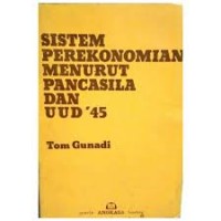 Image of Sistem perekonomian menurut pancasila dan uud 45