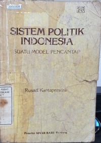 Image of Sistem politik Indonesia