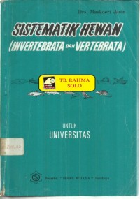Image of Sistematika hewan (invertebrata dan vertebrata)