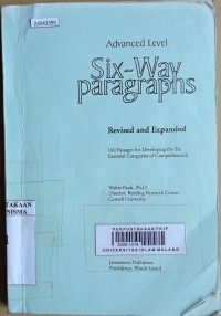 Image of Six-way paragraphs (advanced level)