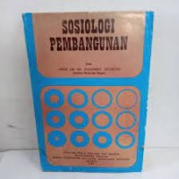 Image of Sosiologi pembangunan