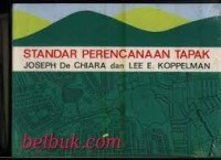 Image of Standar perencanaan tapak