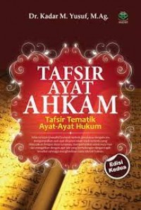 Image of Tafsir Ayat Ahkam: tafsir tematik ayat-ayat hukum