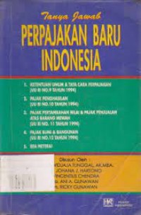 Image of Tanya-jawab perpajakan baru Indonesia