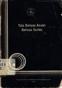 Image of Tata bahasa acuan bahasa sunda