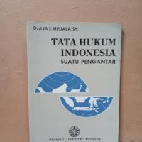 Image of Tata hukum indonesia: suatu pengantar
