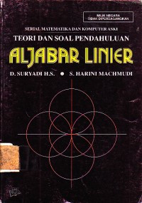 Image of Teori dan soal pendahuluan aljabar linier